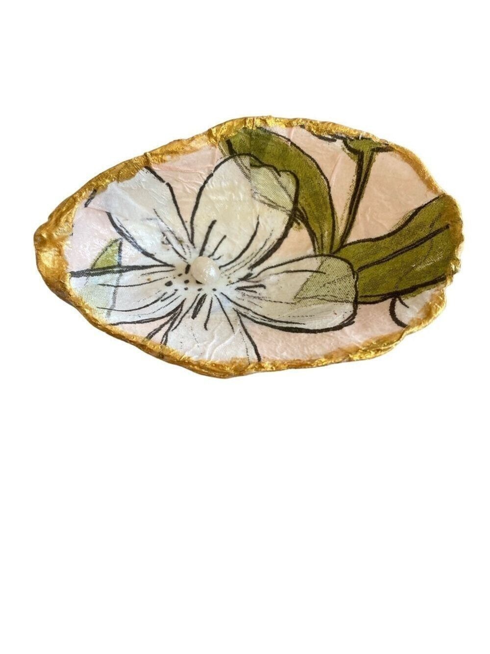 shell trinket dish- handmade